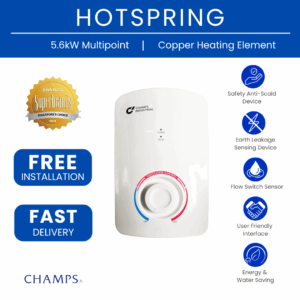 Champs Hotspring Multipoint Instant Water Heater