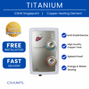 Champs Titanium Instant Water Heater